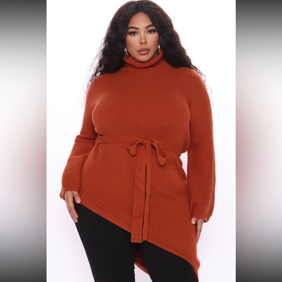 Wrap Star Asymmetrical Sweater - Picture 1 of 7